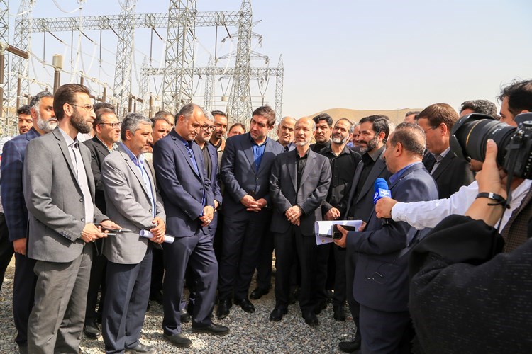 Alborz 400 KV power transmission station was launched with the presence of the Minister of Energy