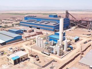 Aerial view of Bardsir steel project